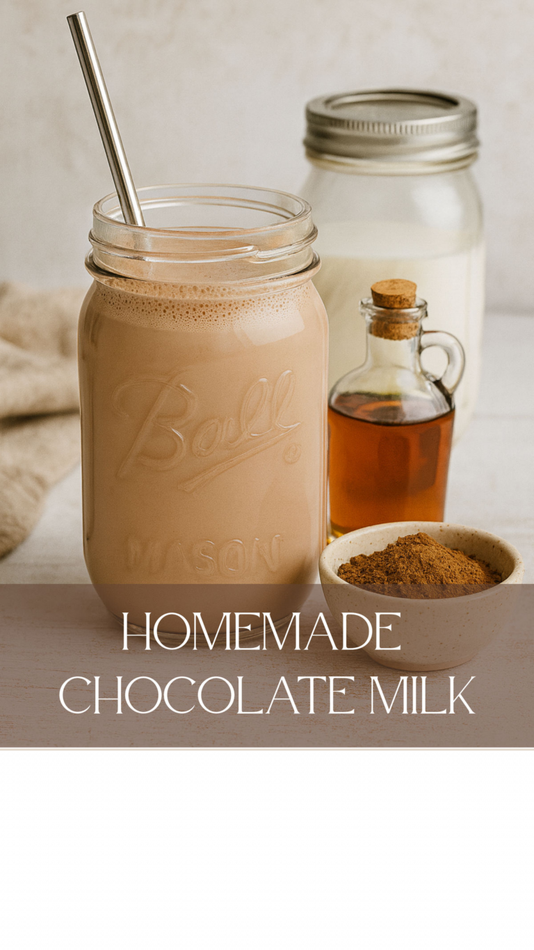 Homemade Chocolate Milk Recipe