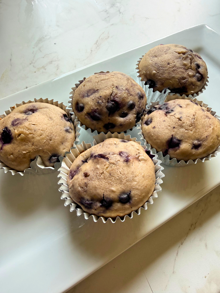 Better For You Blueberry Muffins